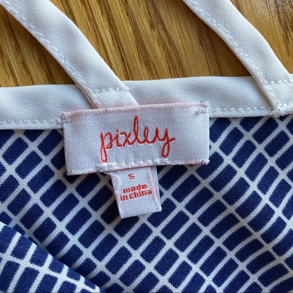 Pixley Navy/White Ombre Tank Top - Small - Picture 4 of 6